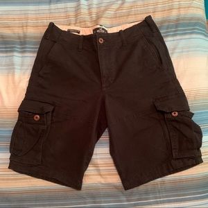 Black Cargo Shorts